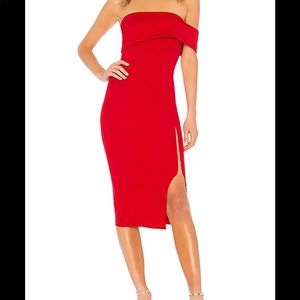 Michael Costello x Revolve Dress Audrey Form-Fitting Dress